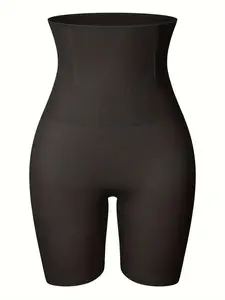 Women's High-Waist Smooth Seamless Shapewear Shorts - Firm Compression Tummy Control, Booty Lifter, Thigh Slimmer, Lightweight Breathable Undergarment for Dresses, Everyday Wear