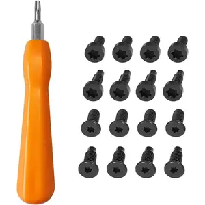 Screwdriver and Screws Kit for Doorbell, T6 T15 Bit Screwdriver for Video Doorbell,Doorbell 2, Doorbell Pro and Elite Battery Change, Charge and Replacement, WiFi Password Reset Access