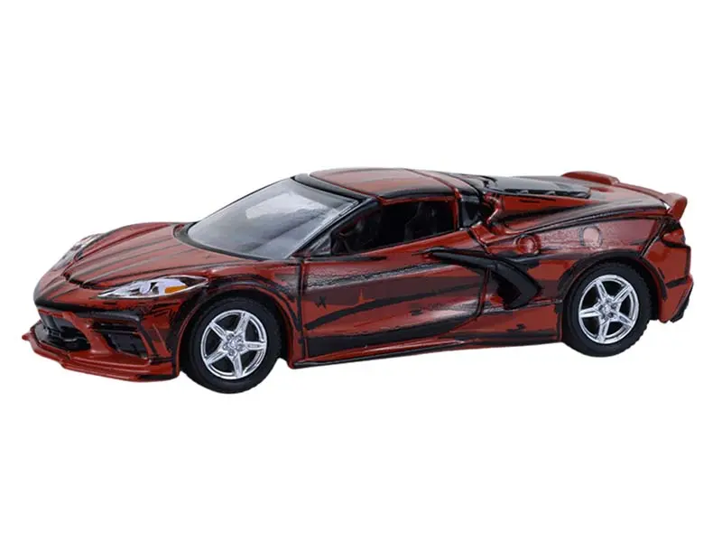 2020 Chevrolet Corvette Coupe - Calamity Cale (Garbage Pail Kids Series 8) Diecast 1:64 Scale Model - Greenlight 54120F