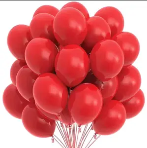 25 12IN RED BALLOONS