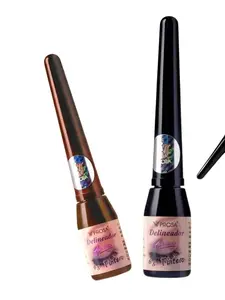 Prosa Tintero Eyeliner 4 in 1 - Rich Opaque Water-Resistant Formula in Black & Brown for Bold Long-Lasting Wear