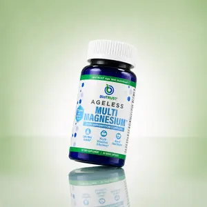 Ageless Multi Magnesium Glycinate Complex, 7-in-1 High-Absorption Magnesium for Sleep, Stress & Muscle Recovery, with L-Theanine + B6, Adults 40+, 60 Capsules