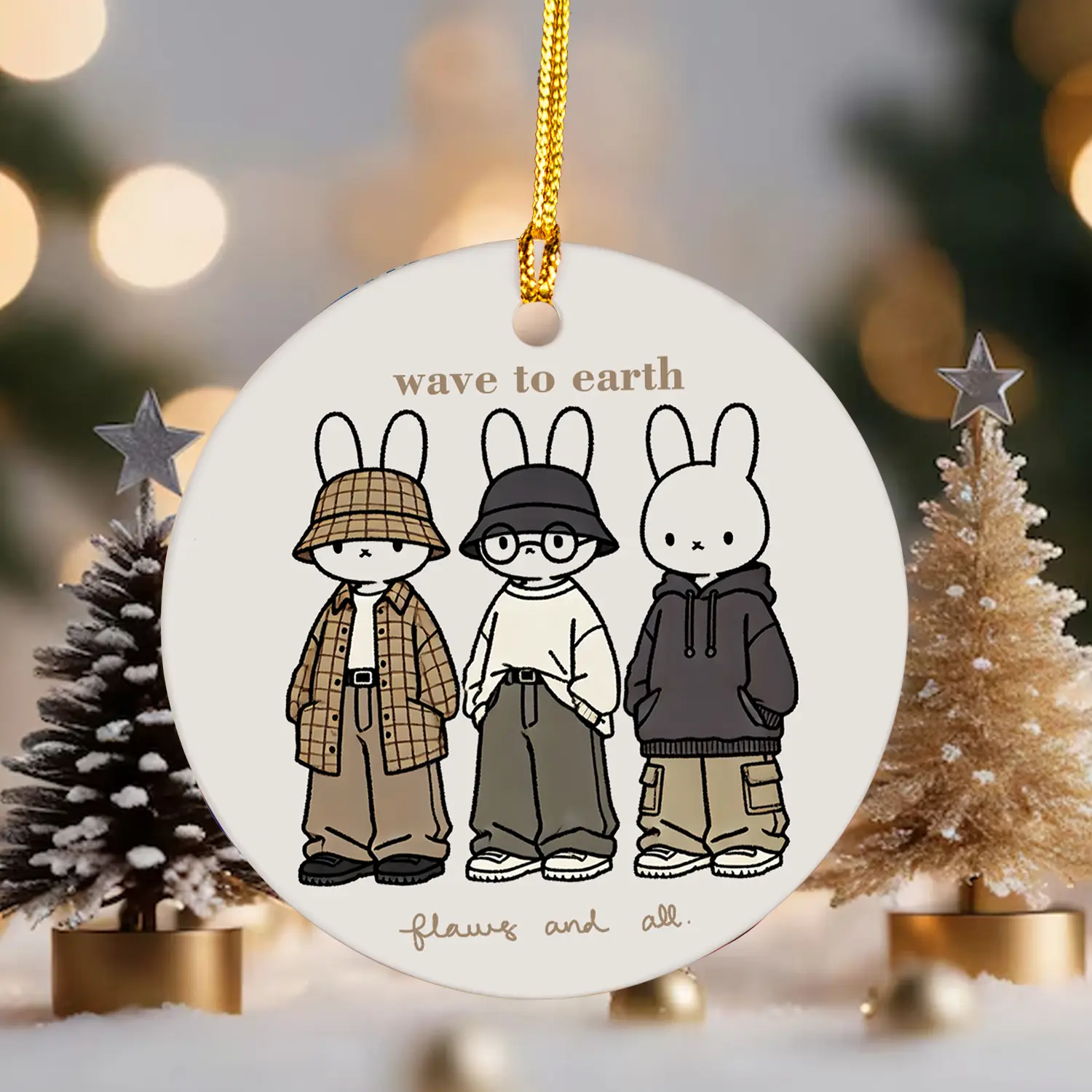Wave To Earth Miffy  New Ornament, Kpop Ornament, Wave TO Earth Ornament, W2E