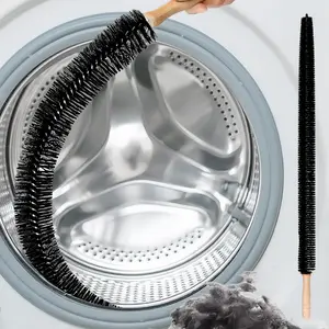 LMMAKE Dryer Vent Cleaner 29.9 Inch Long Brush with 25.6 Inch Dense Nylon Bristles for Effortless Deep Cleaning Removes Lint Effectively Durable Design Ensures Easy Maneuvering