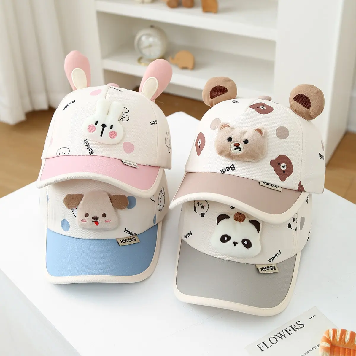 Unisex Cartoon Dinosaur Toddler Peaked Baseball Cap - Adjustable Twill Sports & Outdoor Hat, Spring & Autumn Use, Luggage & Bag Charm Accessory, Animal Design, Hats, Animals