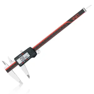 VINCA 0-8 Inch/200mm Stainless Steel Digital Caliper, Inch/mm/Fraction Conversion