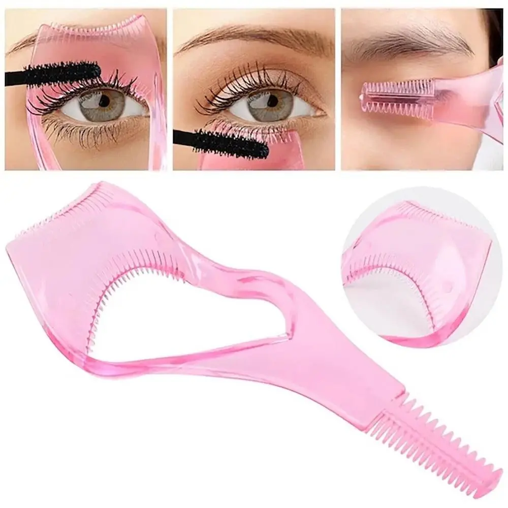 Eyeliner Assistant 3-In-1 Eyelash Comb Template Protect Eyes Crystal Mascara Shield Guide Cosmetic 3 In1 Eyelashes Tools 2026 New