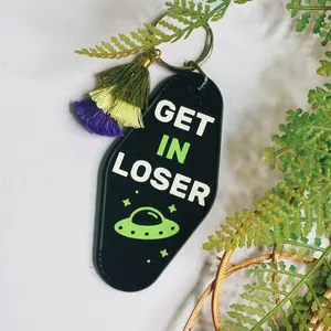 Get In Loser UFO - Motel Keychain