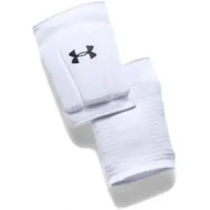 212 MAIN UA Armour 2.0 Knee Pads - Large, White, Circular Knit Knee Compression Sleeve, Dual-Density Hinged Impact Guard, Protective Sports Support Sleeve