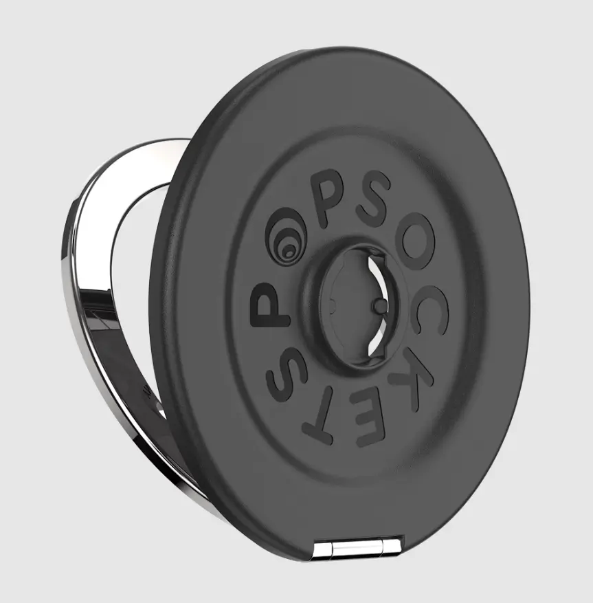 PopSockets MagSafe Kick-Out Base Phone Holder & Mount - Black, for Smartphones, Mobile Accessory with Stand Function, Phone Holders & Mounts, Magsafe Mount