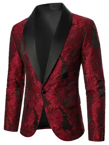 Men's Elegant Printed Business Suit Set, Exquisite Suits, Fashionable Comfort Design, Ideal Gift Choice, Durable Fabric, Perfect for Formal Occasions