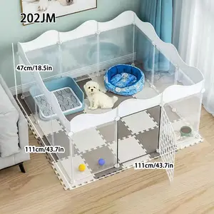 Indoor Pet Fence for Small Dogs, Teddy Rabbit Isolation Door, Cat Cage Anti-Escape, Home Use Dog Barrier, Animal Safety Gate, Sturdy Safety Fence