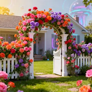 200pcs Climbing Rose Seeds – Multicolor Romantic Rose Vines for Garden Arches, Fences & Fairytale Walls summervibes
