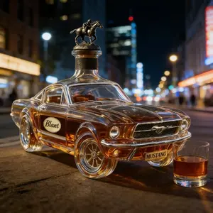 Wild Horse-Shaped Whiskey Decanter, Elegant Home Wine Cabinet Display, Luxury Bar Accessory, Home Bar Accessories, Unique Decorative Piece