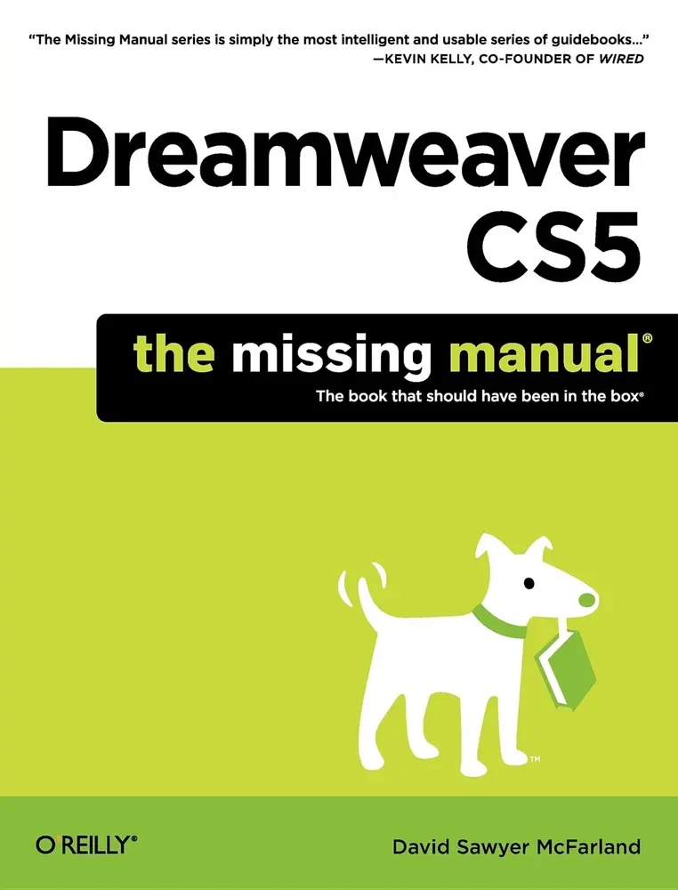 Used Adobe Dreamweaver CS5 Program Guide - O'Reilly, The Missing Manual by David Sawyer McFarland, Paperback, English, 12 Tutorials