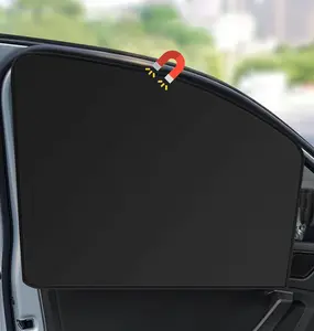 2pcs Windshield Sun Shade Universal Fit, Foldable UV Protection Heat Shield, Custom Fit Car Accessories