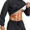 Men's Solid Pocket Drawstring Sports Jacket, Regular Fit Long Sleeve Half Zip Up for Gym Workout Running, Casual Sportswear for Men, Athlete Jackets, Sports Outerwear, Sporty Jacket