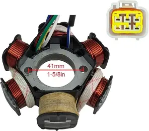 Coolster Ignition Stator Magneto with 6 Coil Pole for 110cc 125cc ATV Dirt Pit Bike Go Kart Quad Models 3050B 3050C 3050D 3125A2 3125C-2 3125CX-2 3125CX-3 3125R 3125XR8-U2