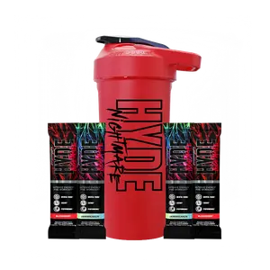 HYDE Nightmare Trial Pack with Shaker - Blood Berry & Jawbreaker Flavors pre workout Beverage Energy