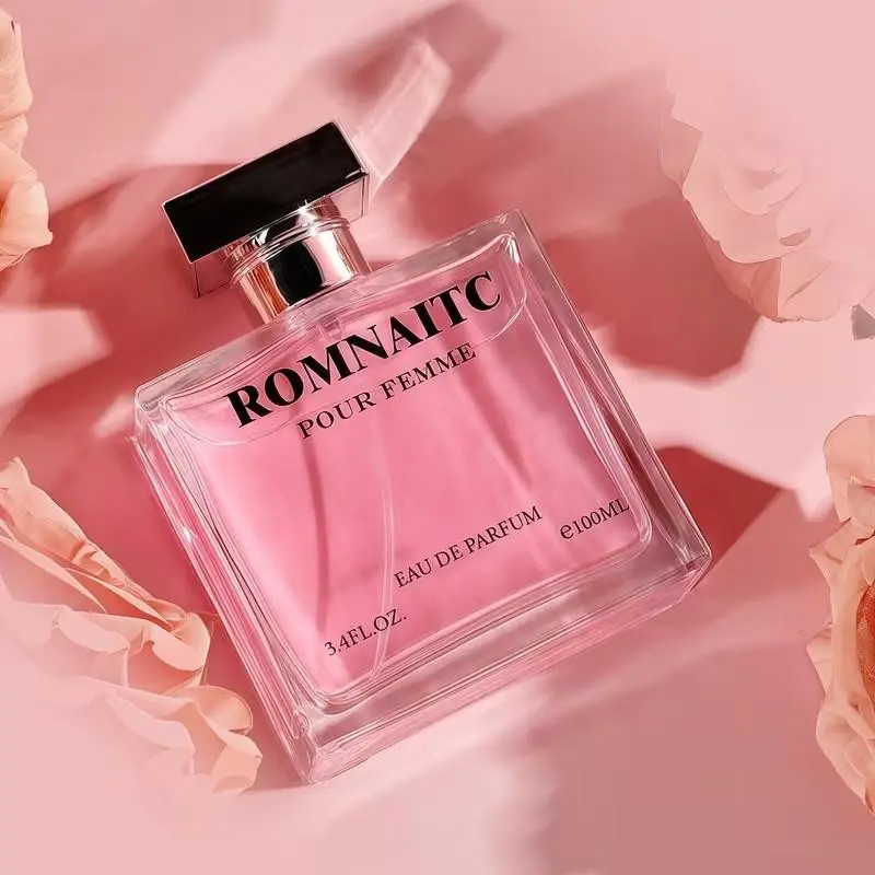 Lovali Romantic Women's Perfume 3.4 Oz, Edp Scents, Floral and Woody Notes, Elegant Floral Scents, Long-Lasting, Bottle Design, Modern Fashion, Daily Wear Essential