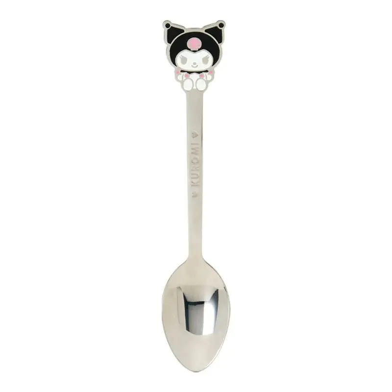 Sanrio Kuromi Classic Stainless Steel Spoons - Cute Cartoon, Portable for Everyday Use, Classic Spoons Sanrio Kuromi Classic Stainless Steel Spoons - Cute Cartoon, Portable for Everyday Use, Classic Spoons