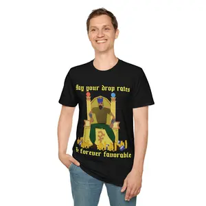 Old School Runescape Drop Rates Graphic Tee Unisex T-Shirt for Men and Women