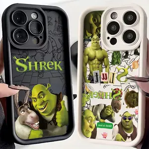 Cartoon Funny Movie Shreks Phone Case For iPhone 17 Air 16,15,14,13,12,11,Pro,MAX Soft TPU Cover