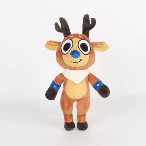 Dandy's World Blue Bell Rudie Plush Toy Movie Stuffed Animals Cute Anime Doll Toys for Kids Birthday Gift Cartoon Scrap Pillow Horror Game Plushie Dolls Xmas Gifts