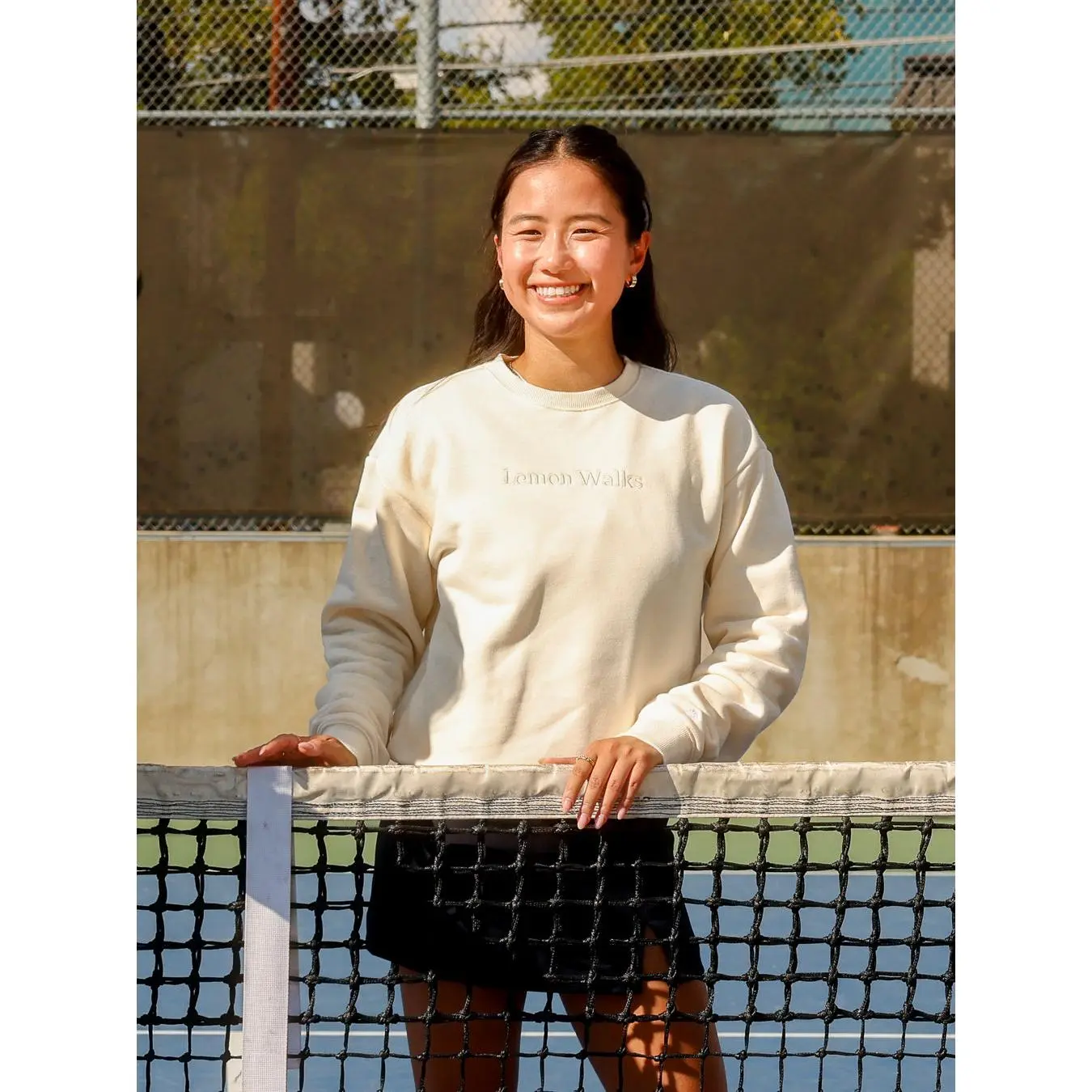 The Women's Crewneck Sweatshirt in Cream