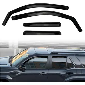 in-Channel Window Visors for 2025 2026 Toyota 4Runner, Window Deflectors, Reduce Wind Noise & Weather Protection (4 Pcs)