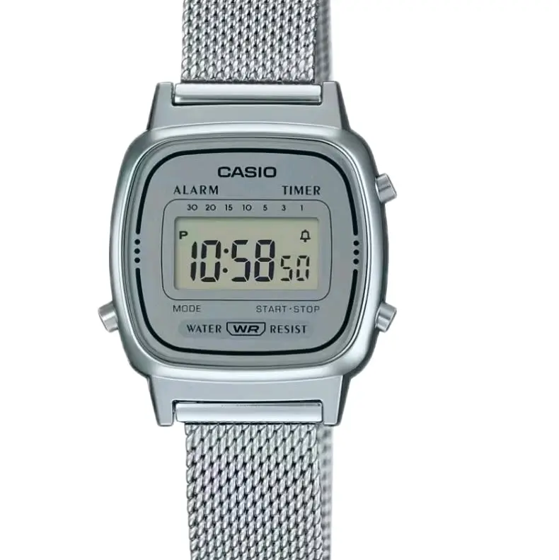 LA670WEM-7D New Casio Vintage mesh bracelet ladies latest watch "new style"