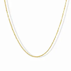 1.4mm Stainless Steel Dainty Cable Chain 18-20"