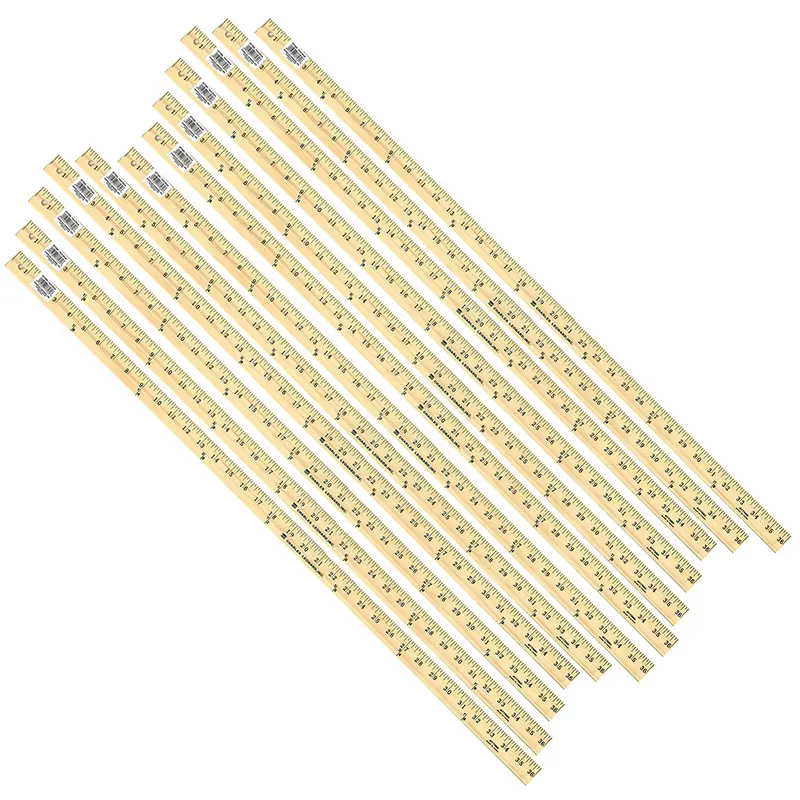 Wooden Yardstick - Pack of 12
