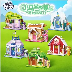 MLP Ponyville Little Pony Collectible Collectible Building blocks set