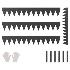 VEVOR Steel Landscape Edging 4 Packs 40 x 6 in Rust-Resistant Garden Edging Border