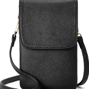 Leather Small Crossbody Bags for Women Designer Cell Phone Bag Wallet Purses Adjustable Strap