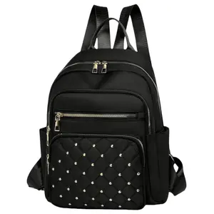 Women's New Diamond Shape Large Capacity Backpack Travel, School Supplies, Fashion All Casual Bag Oxford Cloth Women Backpack, Duffel Bag, School Backpack, School Bag, Backpack For School, Back To School Backpack, Big Backpack