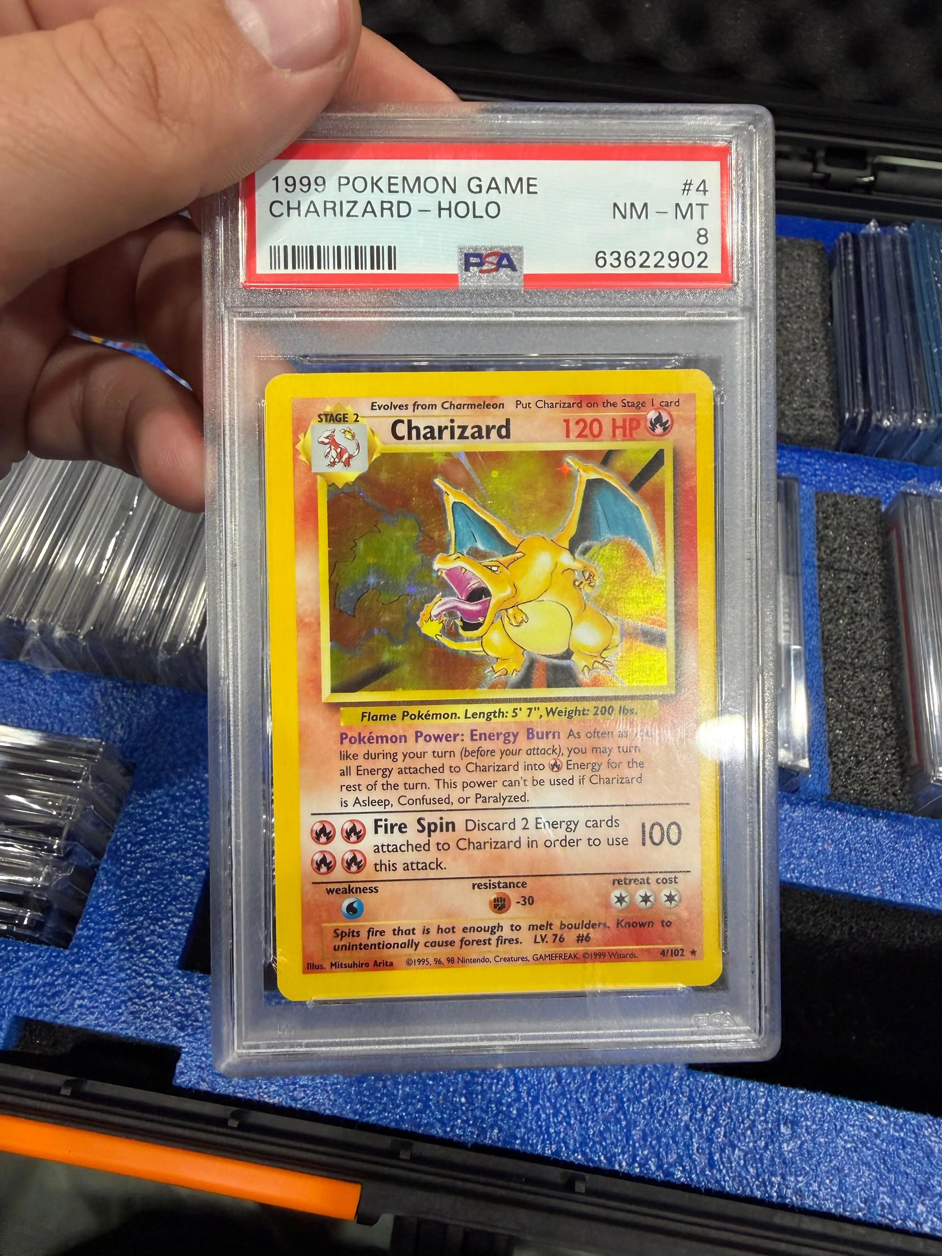 Charizard Holo CD Promo - PSA 8