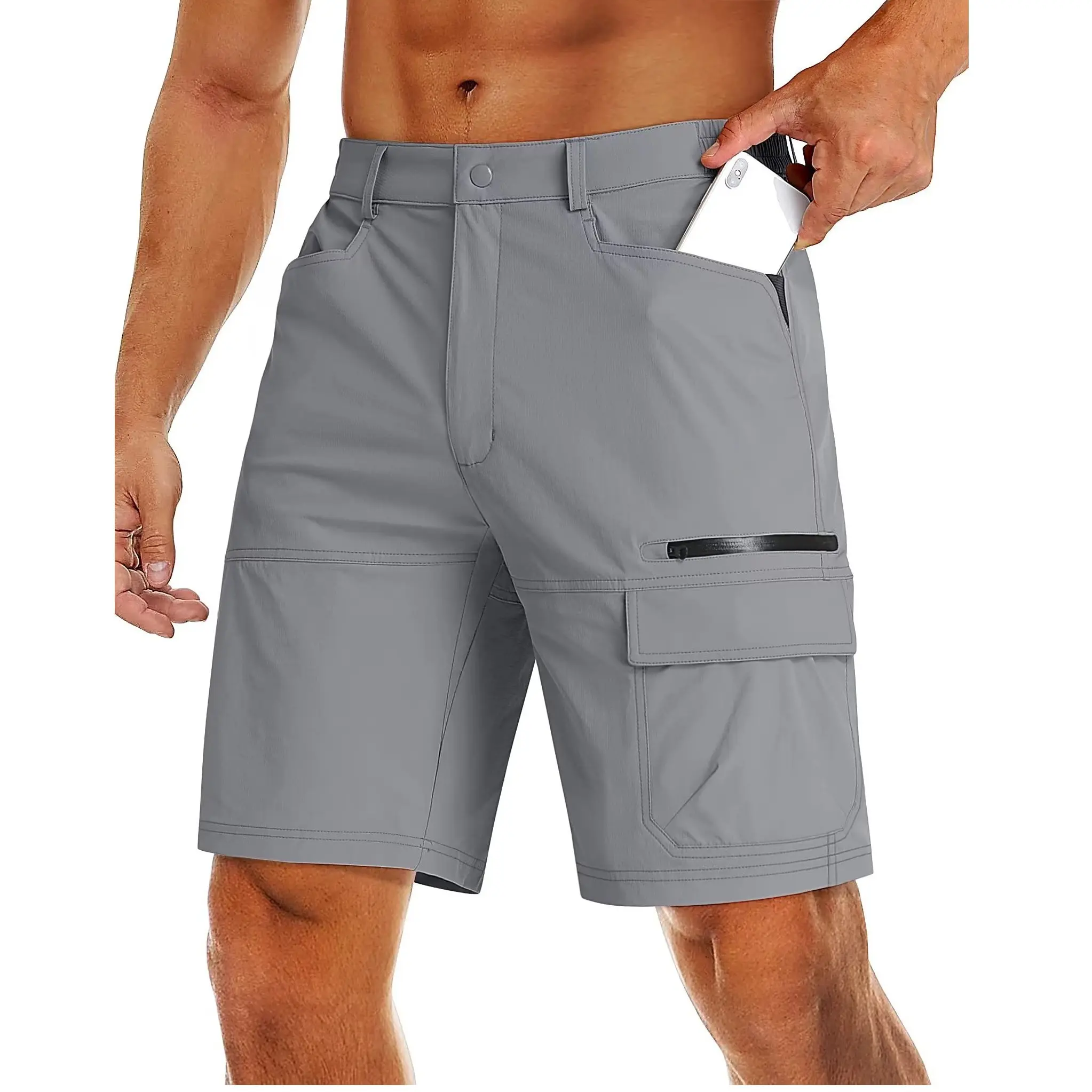 MAGCOMSEN Men's Hiking Cargo Shorts 9" Quick Dry Lightweight Summer Casual Shorts for Men Work Golf Outdoor 5 Pockets Outdoorfun Fathersdaygift
