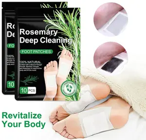 20PCS Natural Herbal Foot Detox Patches -GingerBamboo Deep Cleansing Pads for Stress Relief,Toxin Removal, Better Sleep & Wellness FitnessTreatment Healthcare Solution TherapeuticHealthy Therapy,detox foor pads