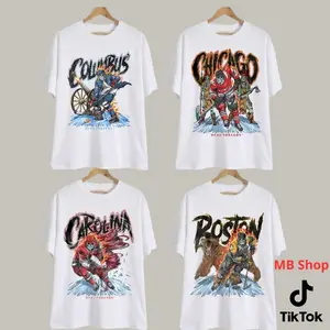 Skeleton Hockey White T-shirts - DEAD THREADS ORIGINAL RO