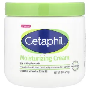 Cetaphil Moisturizing Cream, Fragrance Free, 16 oz (453 g)