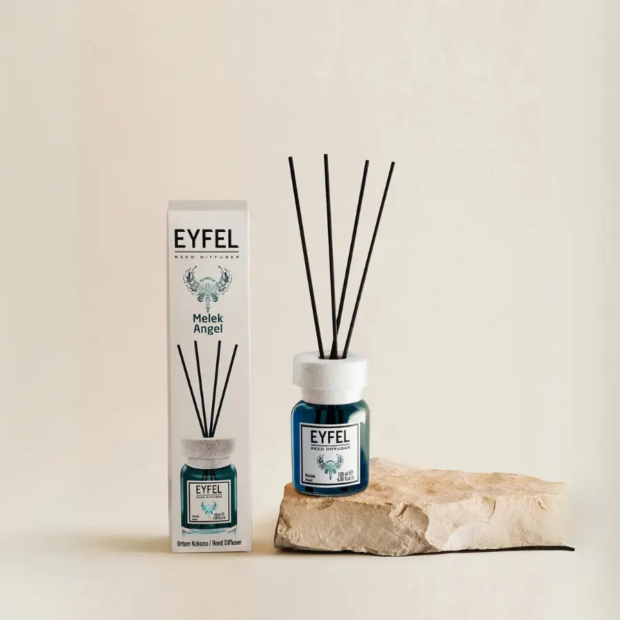 Eyfel Oil-Based Aromatherapy Scented Oils Reed Diffuser Bottle - 4 oz (0-500 ml) Long-Lasting Original Citrusy Freshener, Elegant Design for Room, Linen Use (36 Months Shelf Life)