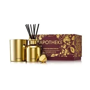 Apricot Red Currant Mini Scented Candle and Reed Diffuser Duo