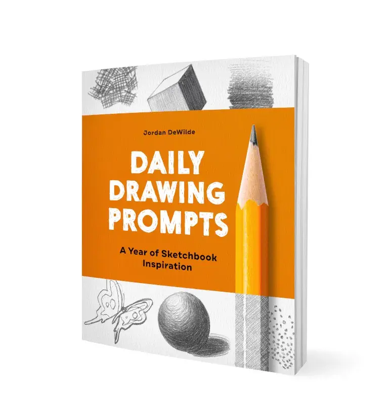 Daily Drawing Prompts: A Sketchbook with 365 Creative Drawing Ideas to Build Your Art Skills