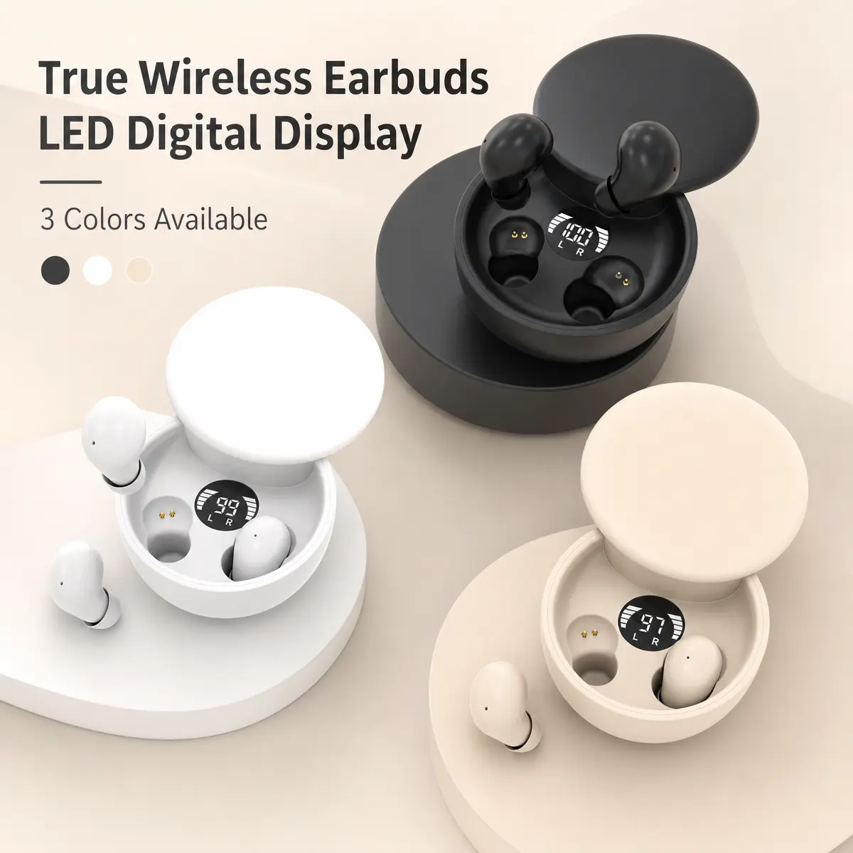 Ultra Tiny Invisible Bluetooth Earbuds | Discreet Hidden Sleep Earphones Fit Small Ear Canals, Ideal For Work & Daily Wear