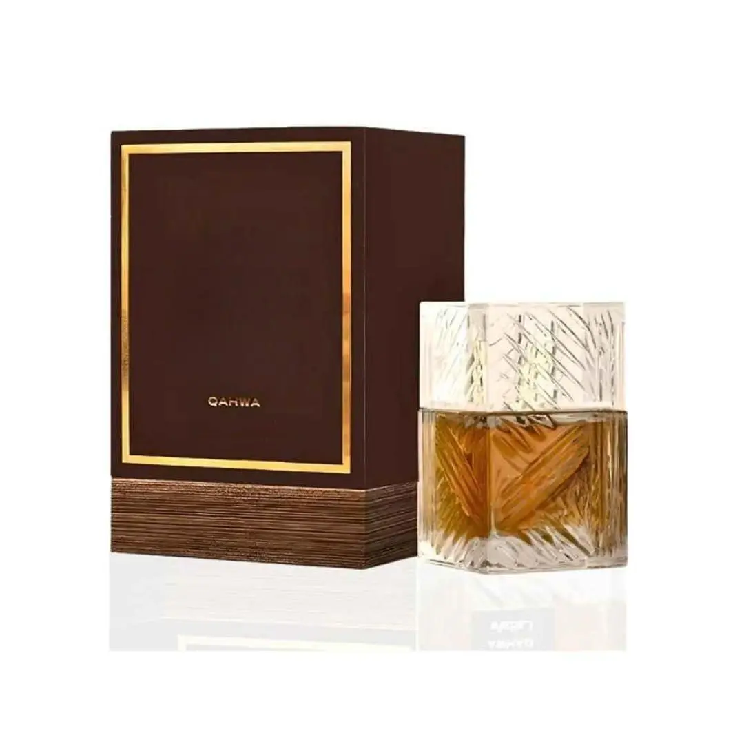 Lattafa Perfumes Khamrah Qahwa Eau De Parfum 100 ML - Spicy & Coffee-Inspired Fragrance with Cinnamon, Coffee, Vanilla & Oud Notes - Alcohol Free Unisex