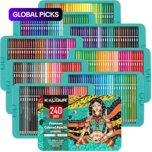 240-Piece Colored Pencil Set, Professional Soft-Core Pencils for Drawing, Sketching and Shading, Art Supplies for Adults and Beginners #TOP PICKS