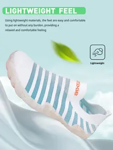 Unisex Wide Fit Water Shoes, Breathable Round Toe Sandals, Non-Slip Sporty Design, All-Season Comfort, Ideal for Outdoor Activities, Water Aqua Shoes
