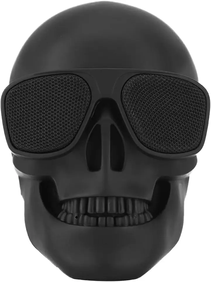 Skull Speaker, Portable  Speakers  Speaker 8W Output Bass Stereo Compatible for Desktop PC/Laptop/Mobile Phone/MP3/MP4 Player for Halloween Decorations for  Party